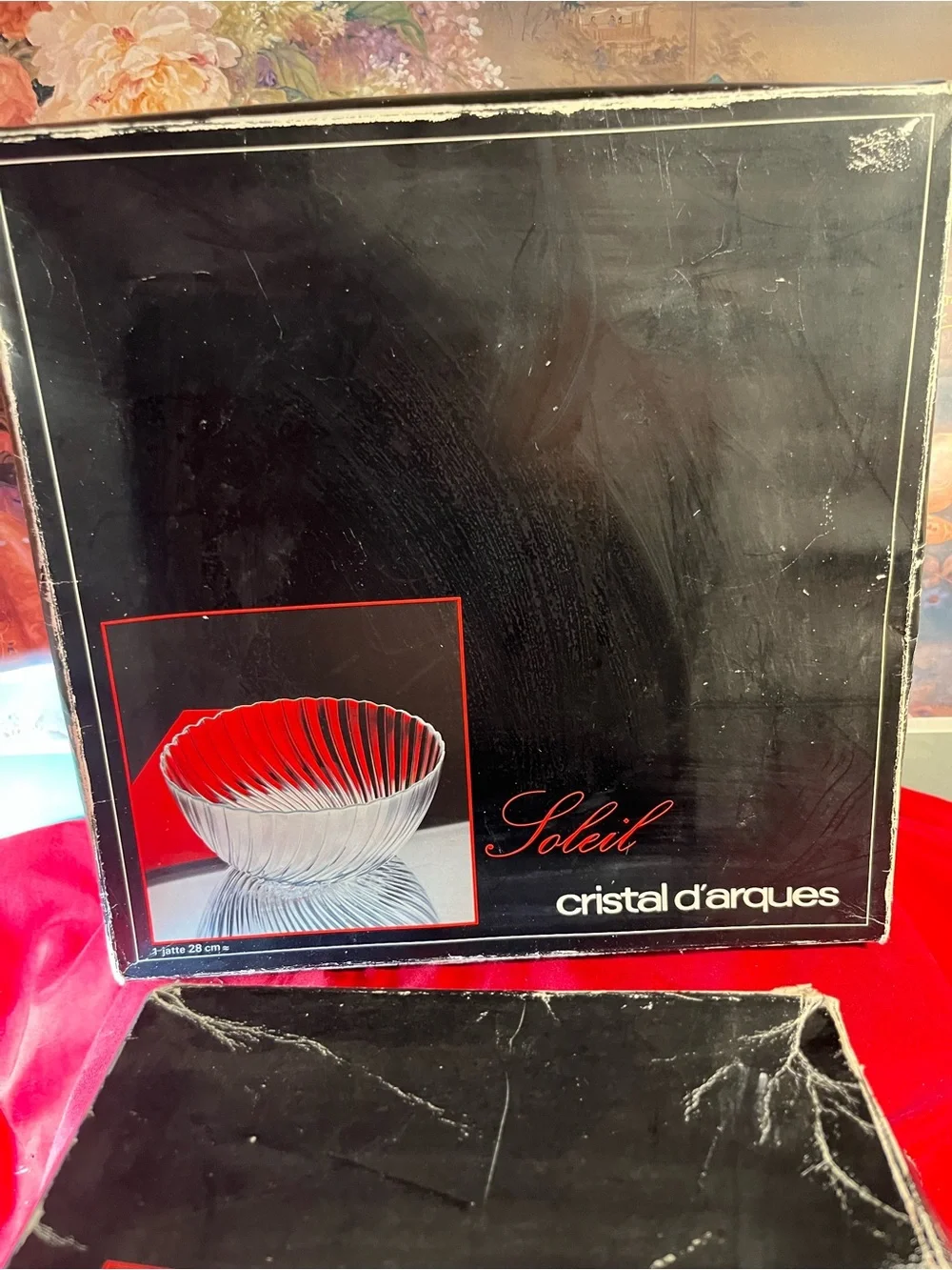 Cristal de’ Arques Soleil new salad bowl and salad plates